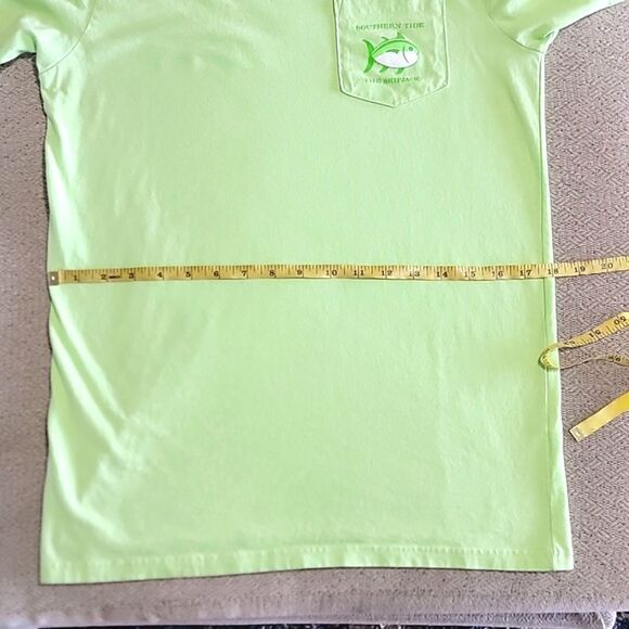 Southern Tide Lime Green Original The Skipjack Tee Shirt - Size XS - Picture 6 of 10
